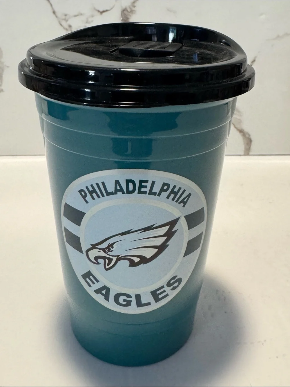 NFL Philadelphia Eagles Teal Travel Tumbler with Black Lid